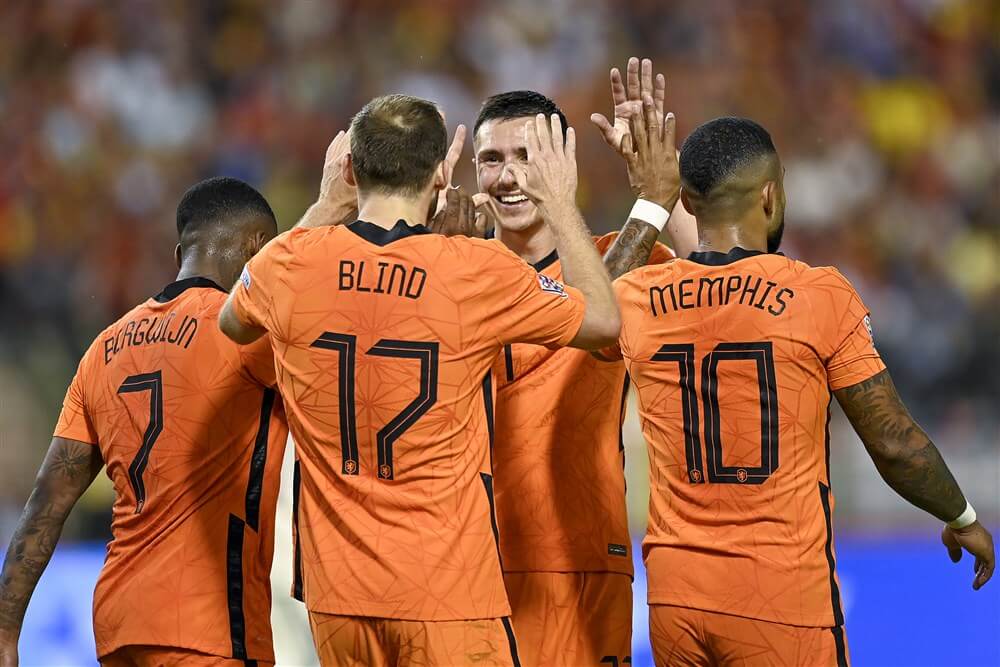 Oranje met vier Ajacieden veel te sterk voor België; image source: Pro Shots