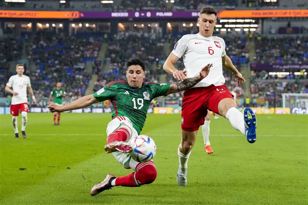 Jorge Sánchez en Édson Alvarez beginnen WK met gelijkspel tegen Polen; image source: Pro Shots