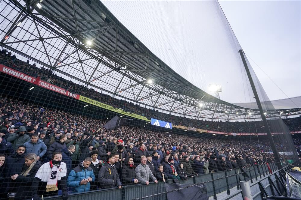 "Feyenoord plaatst opnieuw veiligheidsnetten tegen Ajax"; image source: Pro Shots