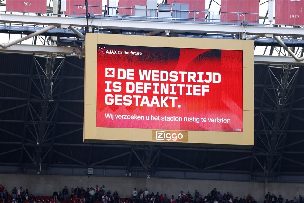 Klassieker Ajax - Feyenoord definitief gestaakt; image source: Pro Shots