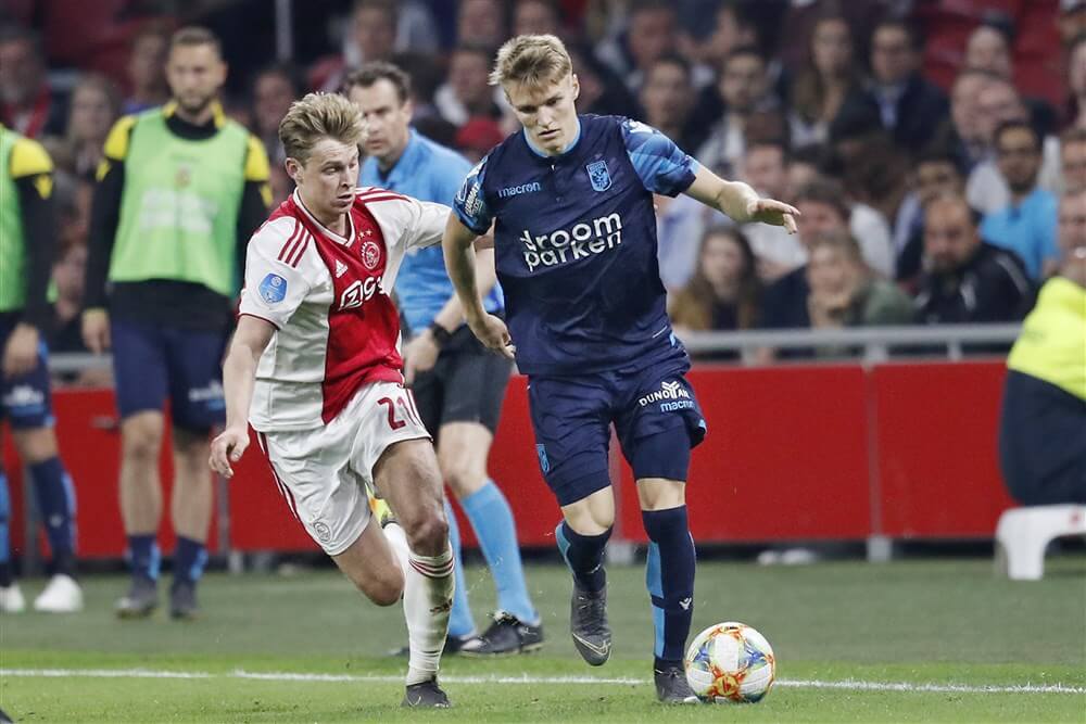 "Ajax hoopt Martin Ødegaard op korte termijn vast te leggen"; image source: Pro Shots