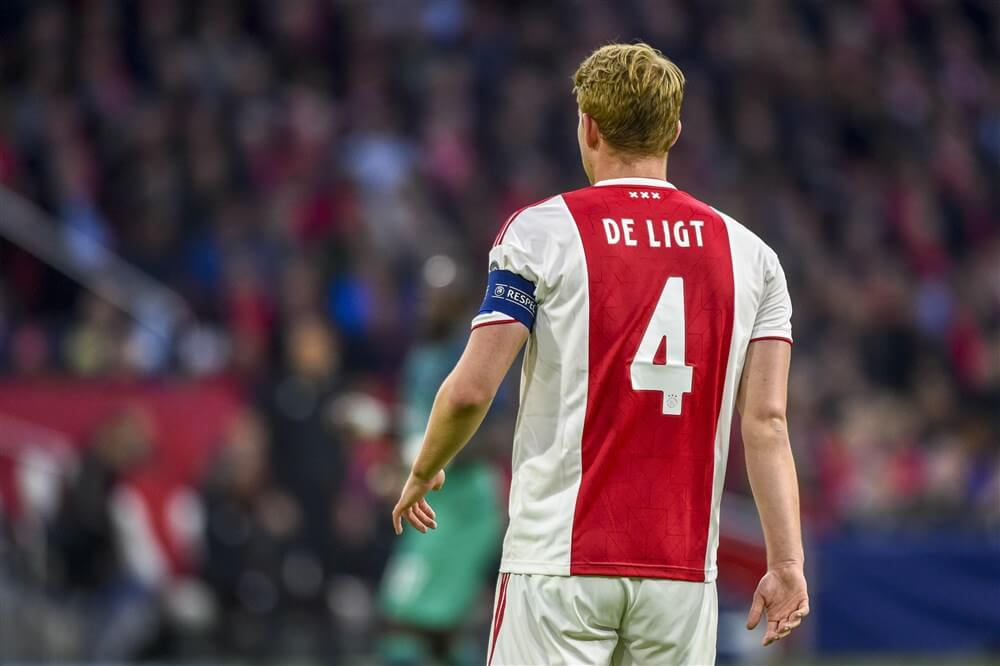 "Matthijs de Ligt wil zonder problemen weg bij Ajax, maar beroept zich op mondelinge afspraken"; image source: Pro Shots