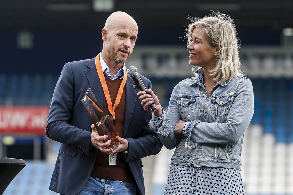 Erik ten Hag ontvangt Rinus Michels Award als beste trainer, Ajax beste jeugdopleiding; image source: Pro Shots
