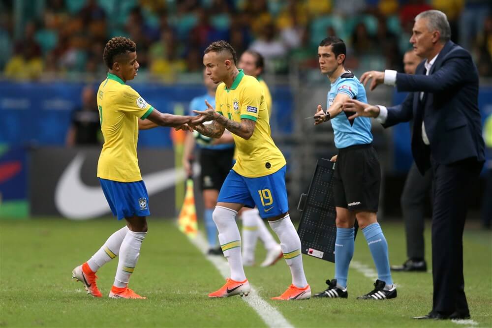 "David Neres verliest basisplaats bij Brazilië"; image source: Pro Shots