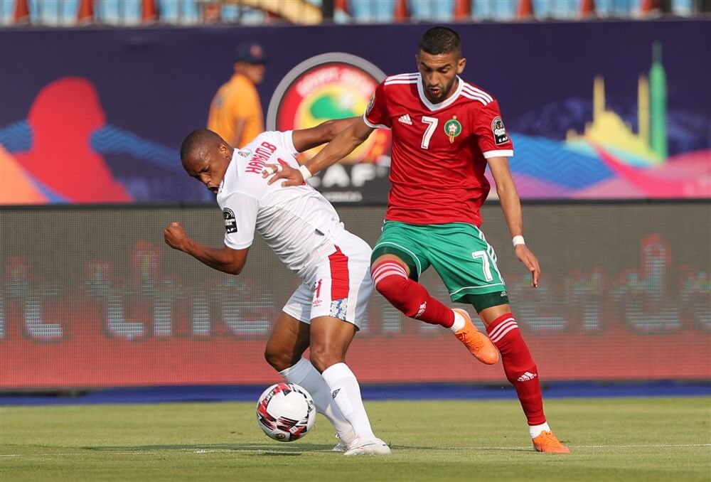 Hakim Ziyech en Noussair Mazraoui beginnen Afrika Cup met overwinning; image source: Pro Shots