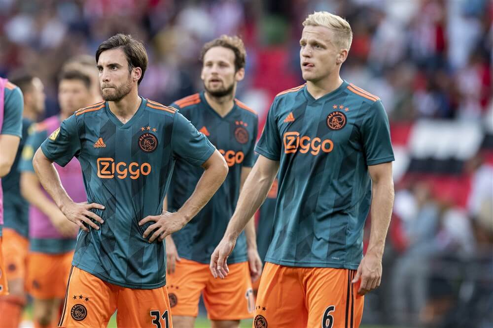 "Ajax rekent nog altijd op vertrek van Nicolás Tagliafico en Donny van de Beek"; image source: Pro Shots