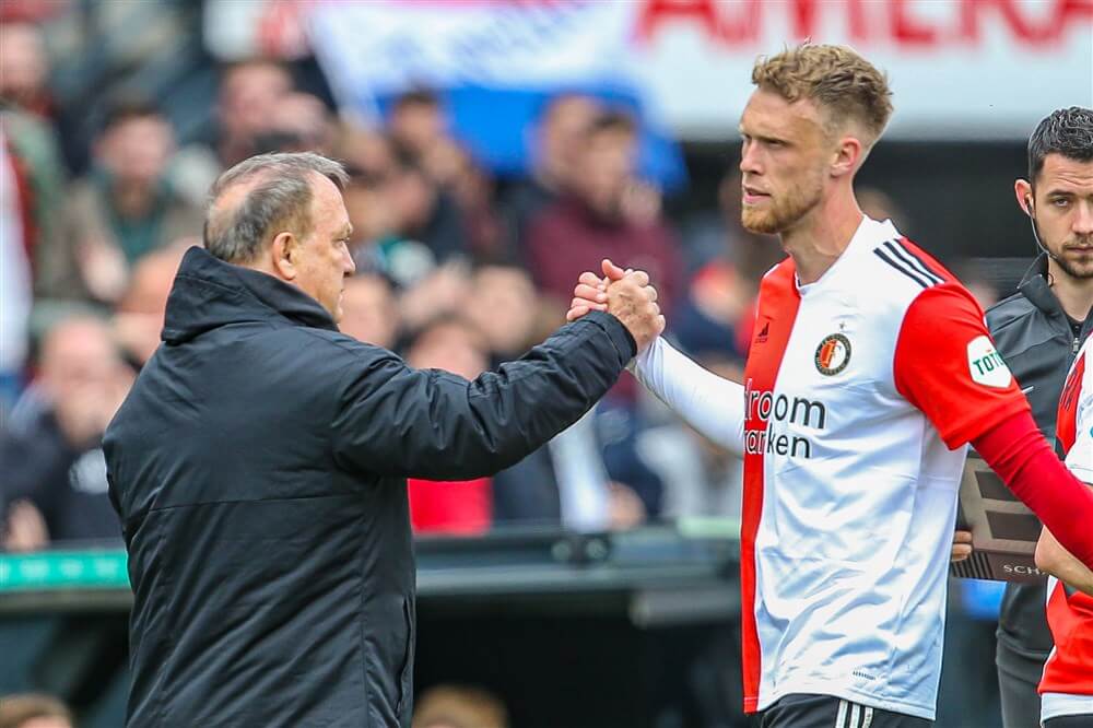 "Feyenoord overweegt contract Nicolai Jørgensen te ontbinden"; image source: Pro Shots