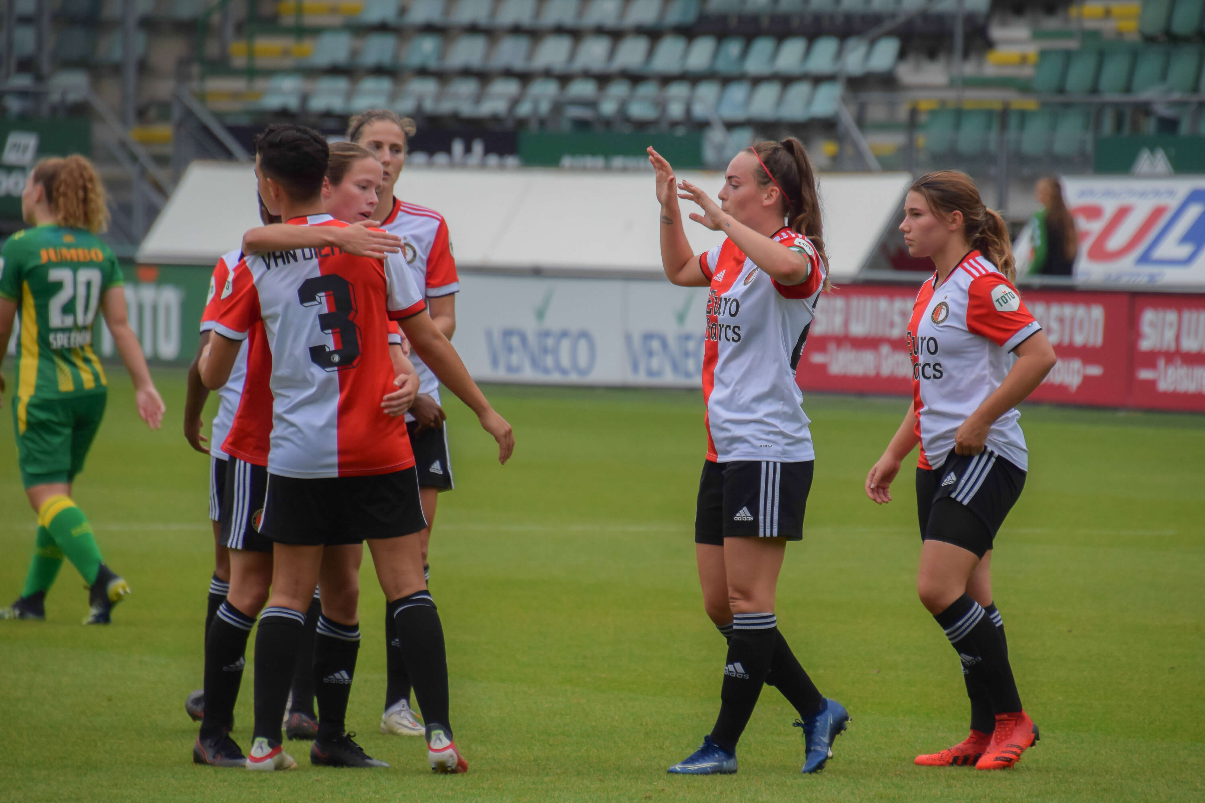 Feyenoord Vrouwen debuteert in Eredivisie met gelijkspel tegen ADO Den Haag; image source: Pro Shots