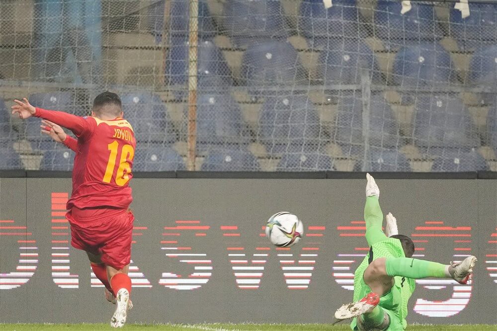 Zwak Oranje met Justin Bijlow gelijk in Montenegro; image source: Pro Shots