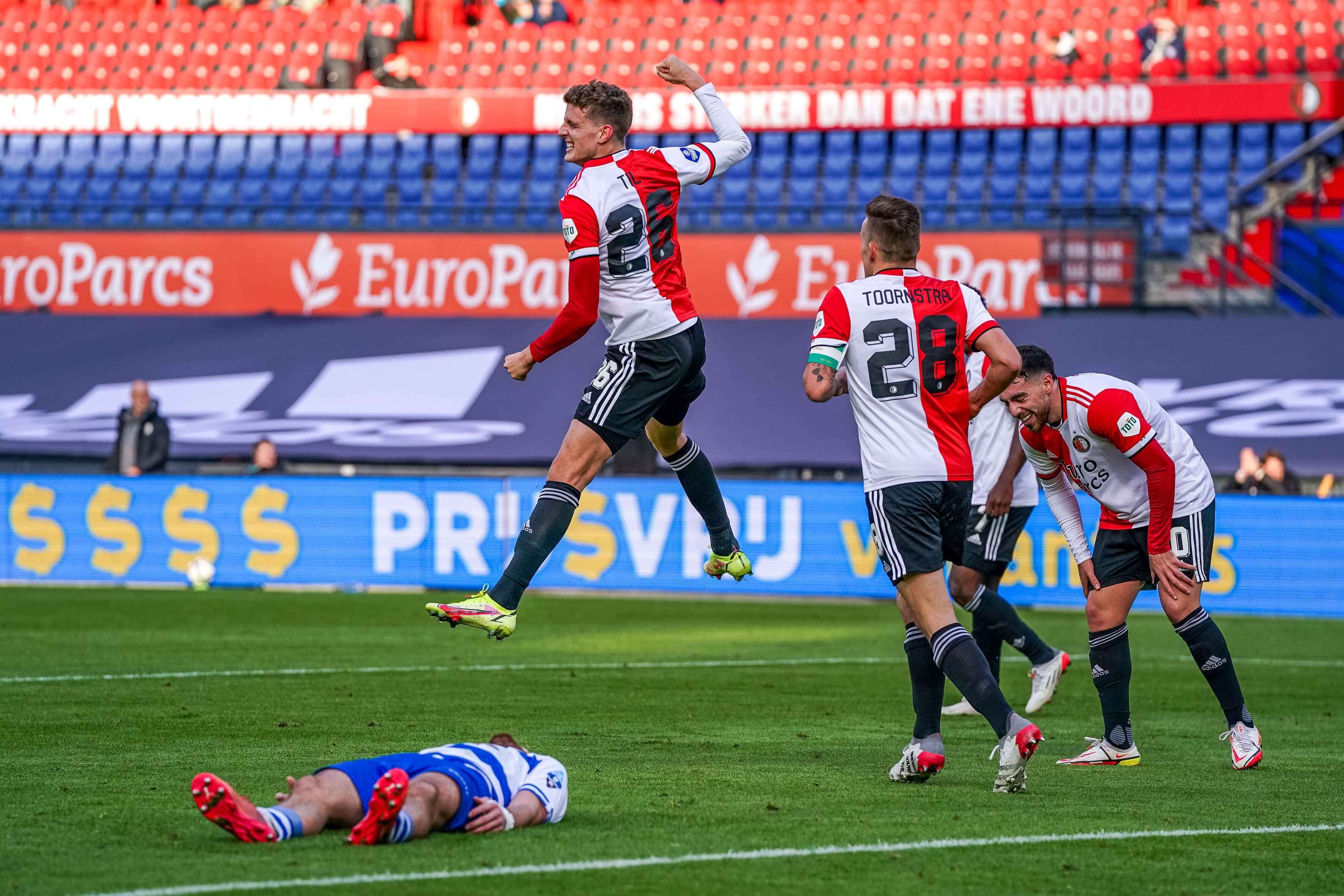 Feyenoord walst over tandeloos Zwolle heen; image source: Pro Shots