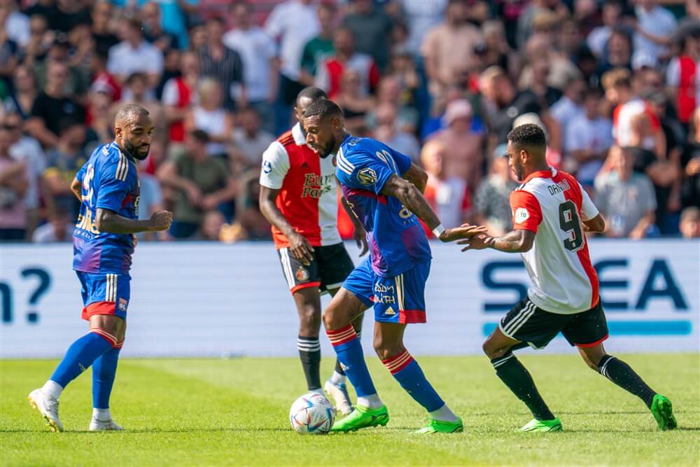Feyenoord onderuit tegen Olympique Lyon; image source: Pro Shots