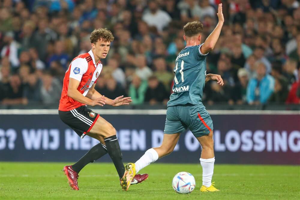 "Feyenoord vreest voor nieuwe blessure van Mats Wieffer"; image source: Pro Shots