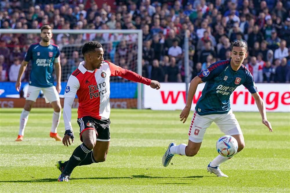 "Feyenoord meldt zich opnieuw bij FC Twente"; image source: Pro Shots