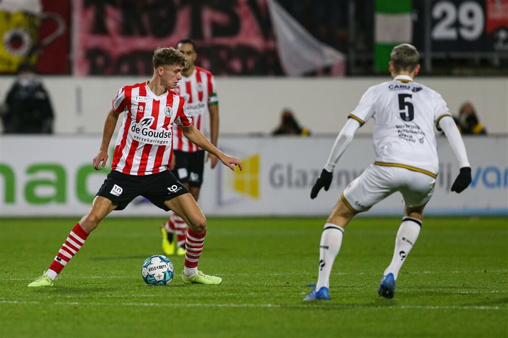"Ook Sven Mijnans in beeld bij Feyenoord"; image source: Pro Shots