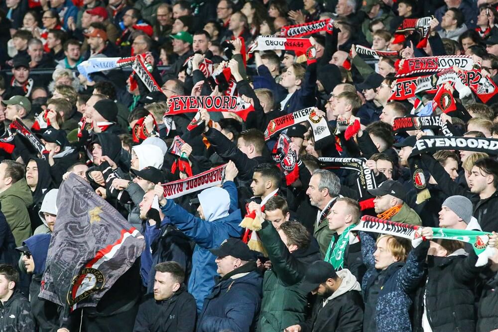 "Burgemeester van Rome wil verbod op supporters van Feyenoord"; image source: Pro Shots