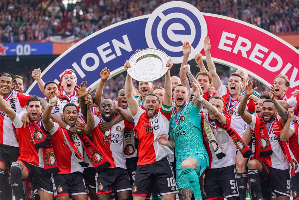 Rotterdam viert feest: Feyenoord verslaat Go Ahead en is kampioen van Nederland!; image source: Pro Shots