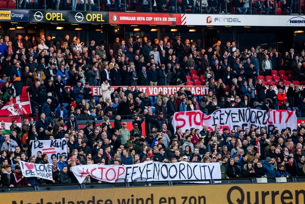 Telegraaf: "Jaar uitstel van Feyenoord City meest logische optie"; image source: Pro Shots
