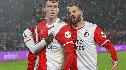 Zwak Feyenoord ontsnapt tegen tiental van RKC