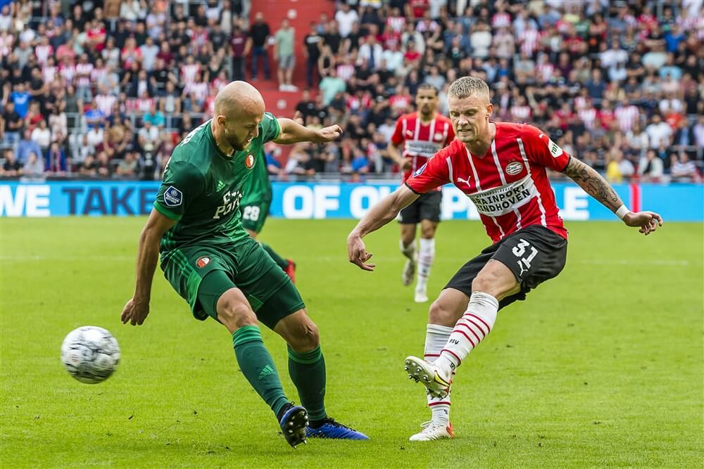 "Feyenoord dient officieel verzoek in om thuisduel tegen PSV te verplaatsen"; image source: Pro Shots