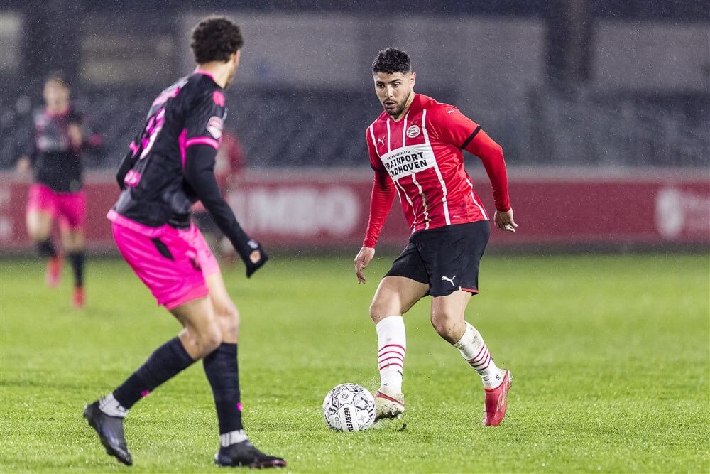 Maximiliano Romero zorgt met twee treffers voor gelijkspel van Jong PSV; image source: Pro Shots