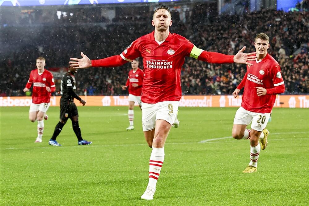 PSV op dinsdag 20 februari thuis tegen Dortmund; image source: Pro Shots