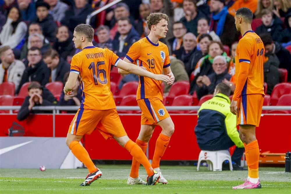 Joey Veerman wint met Oranje ruim van Schotland; image source: Pro Shots