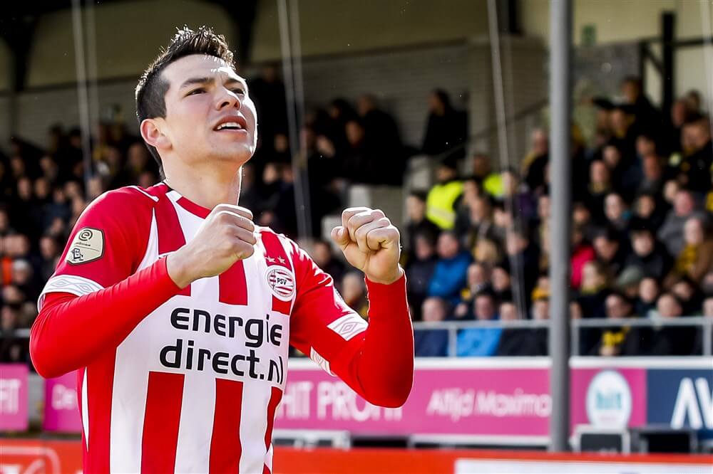 "Hirving Lozano hervat groepstraining bij PSV"; image source: Pro Shots