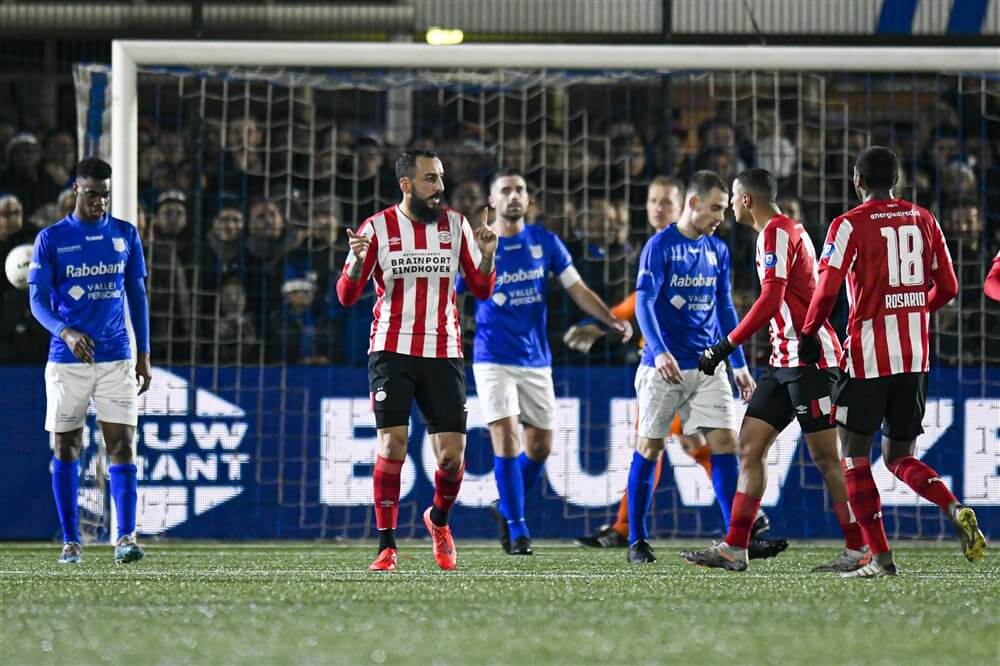 PSV ontsnapt aan historische uitschakeling en wint na verlenging van GVVV; image source: Pro Shots