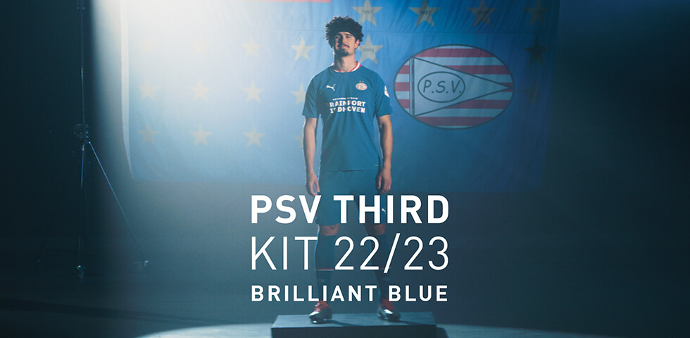 PSV presenteert derde tenue voor komend seizoen; image source: PSV.nl
