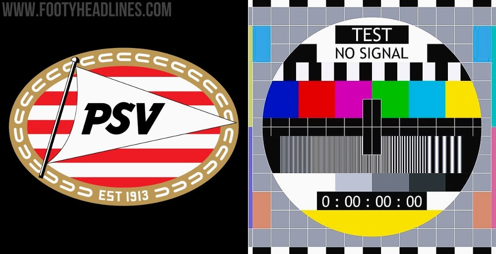 "PSV komend seizoen weer in zwart uittenue"; image source: Footy Headlines